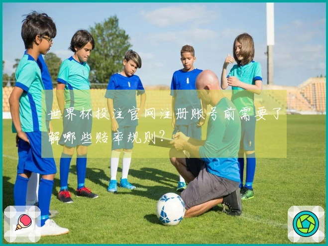 世界杯投注官网注册账号前需要了解哪些赔率规则？